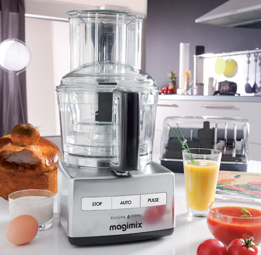 Magimix CS4200 XL Multifunctional Food Processor 950W with Pot 3lt and Jug Blender Silver