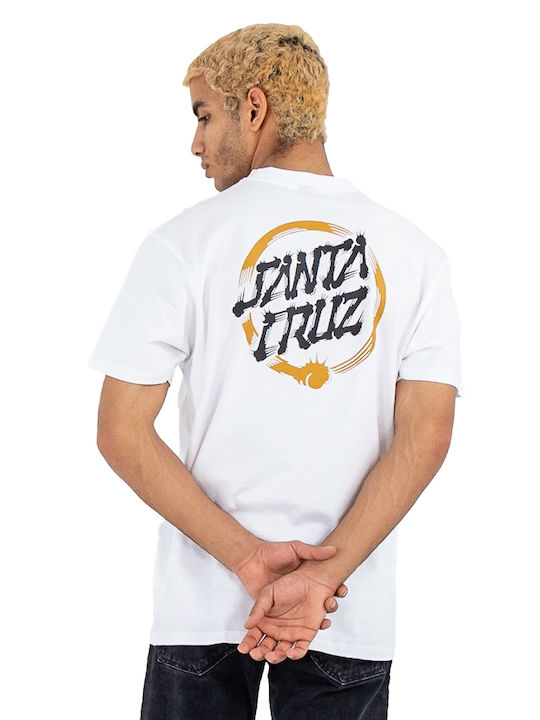 Santa Cruz Mako Dot T-shirt White