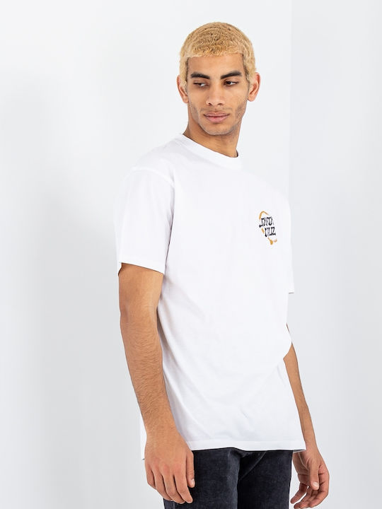 Mako Dot Men's T-Shirt Stamped White
