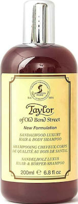 Taylor of Old Bond Street Sandalwood Hair & Body Shampoo Spumă de baie pentru Păr & Corp (1x200ml) 200ml