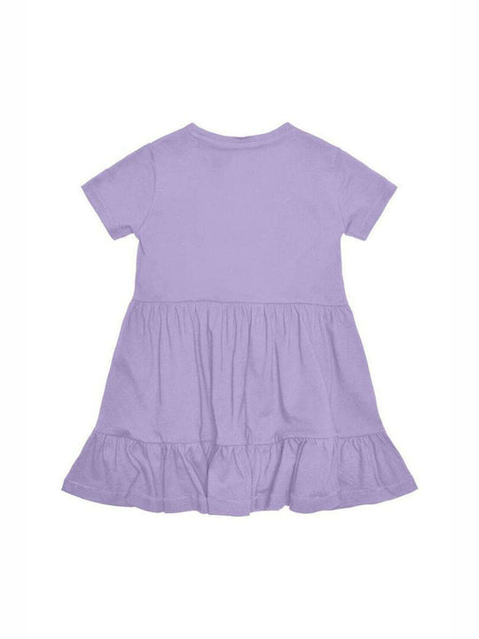 Kids Only Kids Dress Short Sleeve Purple