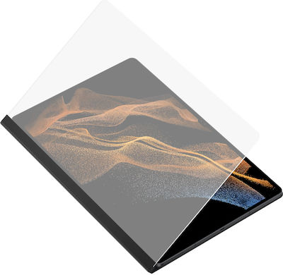 Samsung Note View Cover Flip Cover Δερματίνης Μαύρο (Galaxy Tab S8 Ultra)
