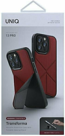 Uniq Transforma Magsafe Back Cover Πλαστικό Coral Red (iPhone 13 Pro)