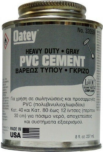 Oatey 08-32051 Κόλλα Πλαστικών Γκρι 473ml