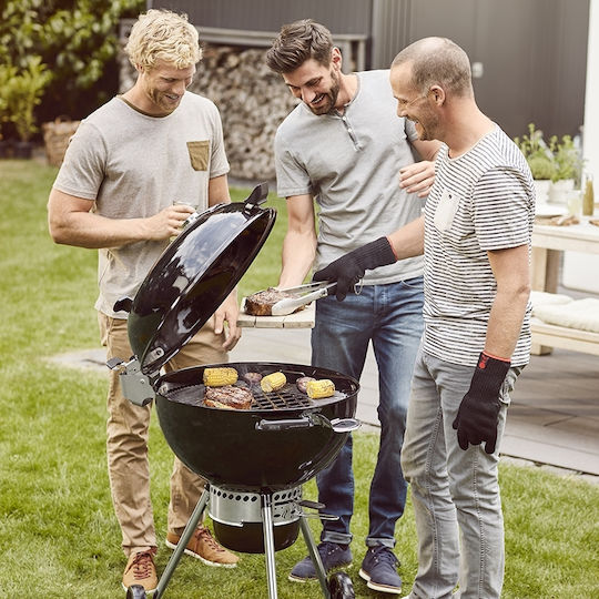 Weber Master Touch SE E-5775 Stainless steel Charcoal Grill Kettle with Lid and Thermometer 57cmx57cm