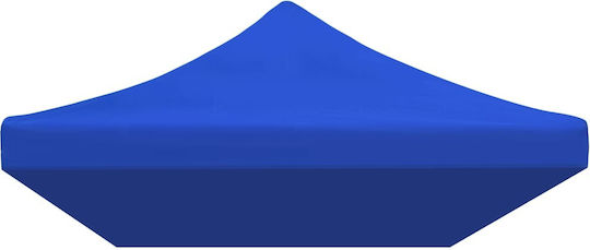 vidaXL Gazebo Cover Blue with PVC Coating 3x6m
