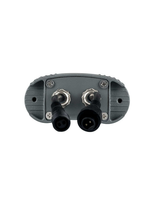 GloboStar Treelightzina Außenstehlampe LED Wall Washer 3W mit Natürliches Weiß Licht IP65 Graue