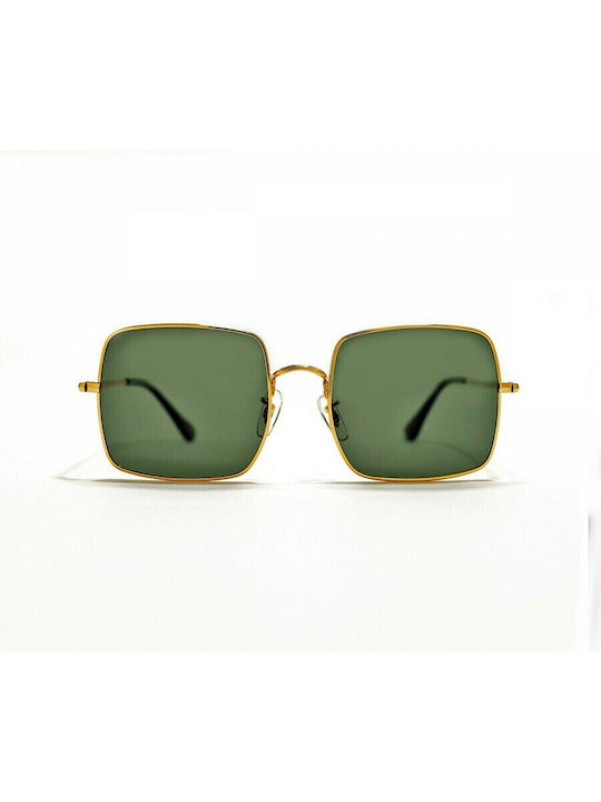 Mohiti AK17108 Sunglasses Χρυσά with Metal Frame & Green Lens Mohiti AK17108 Sunglasses Χρυσά with Metal Frame & Green Lens