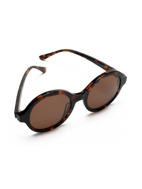 Mohiti 4000 Women's Sunglasses with Plastic Frame Light Brown