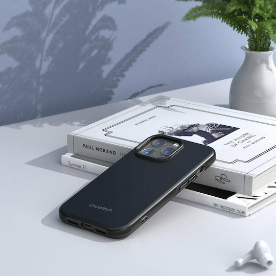 Choetech MFM Anti Drop Back Cover Πλαστικό Σετ με Τζαμάκι Μαύρο (iPhone 13 Pro)