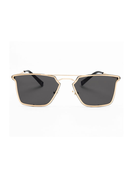 Mohiti J972 Sunglasses Χρυσά with Metal Frame & Black Lens Mohiti J972 Sunglasses Χρυσά with Metal Frame & Black Lens