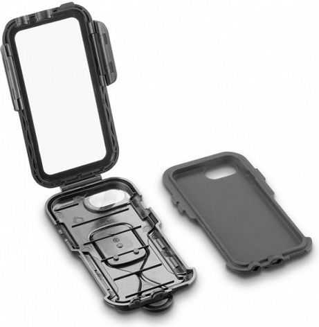 Interphone Suport Telefon Mobil Moto cu Carcasă Impermeabilă 5.5-6" pentru Volan iPhone Plus 6 / 6s / 7 / 8