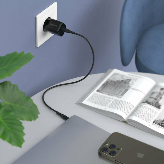 Choetech GaN Wireless Charger with USB-C Port 30W Power Delivery Black