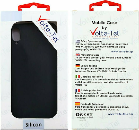 Volte-Tel Camera Guard Umschlag Rückseite Silikon Schwarz (Nokia G20)
