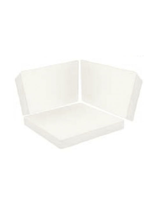 Siesta Exclusive Възглавница за диван за градински стол с гръб Monaco Екрю 3 броя 59x39 см