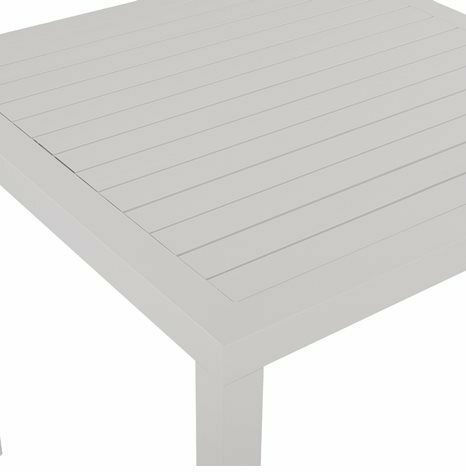 Маса Алуминиево Стабилна Sahira White 120x80x75бр