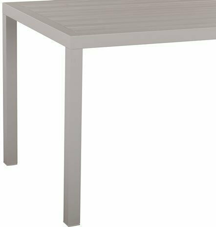 Маса Алуминиево Стабилна Sahira White 120x80x75бр