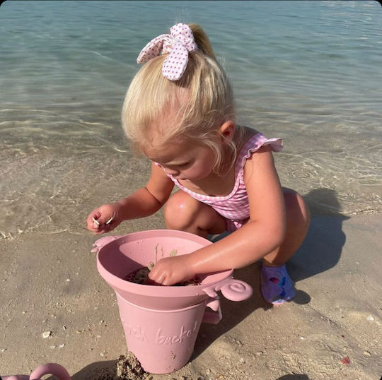 Scrunch Panner Плажна Играчка от Силикон Розов Плаж Москито