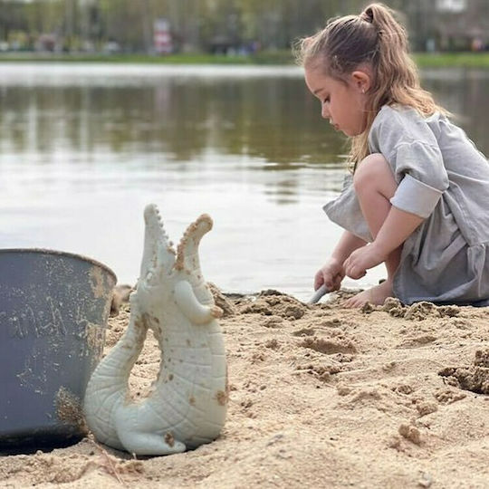 Scrunch Crocodile Beach Toy Blue