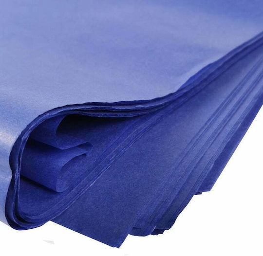 Folia Touch/Tissue-Papier Beidseitig 50x70cm. Blau 9509079