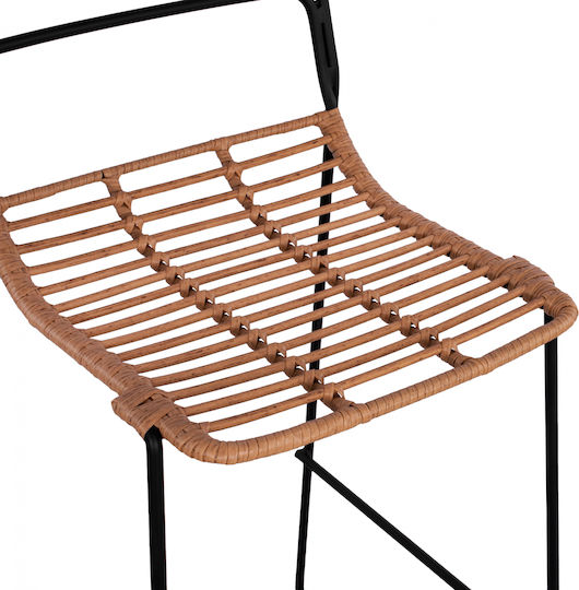 Scaun Metalic De Bar Pentru Exterior Allegra Bej 48x53x100cm