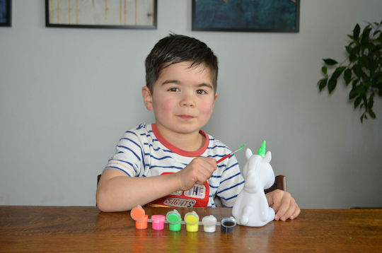 Buddy & Barney Malerei Magisches Einhorn, das leuchtet für Kinder 3+ Jahre alt+ Jahre