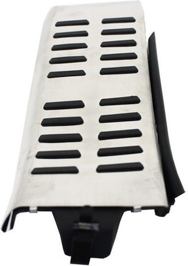 Carner Car Footrest Board for Audi A4 B8 08-15 / A5 08-16 / Q5 08-16 / Q5 08-16 / A6 11-15 / A7 / Porsche Macan Automatic Aluminum Silver 3pcs