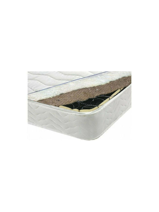 Serifos Pat Queen Metalic Halicomavro cu Lamele & Saltea 160x200cm