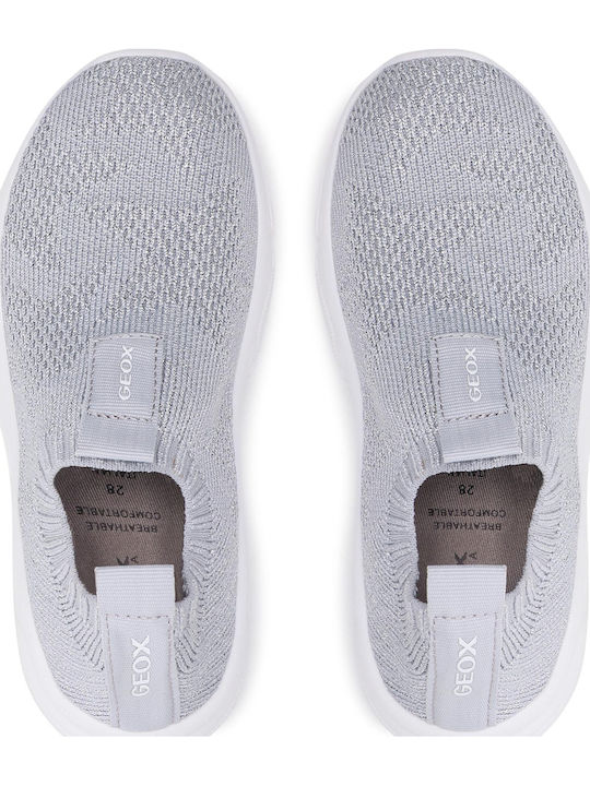 Παιδικά Sneakers Ανατομικά Slip-on Ασημί / Γκρι