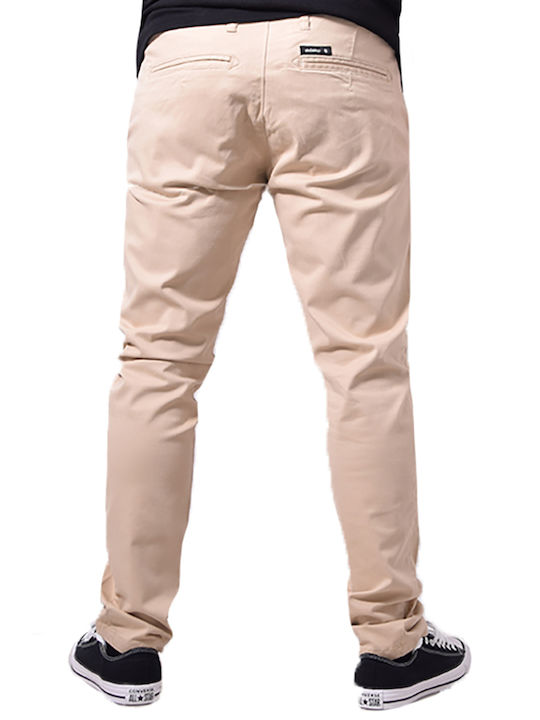 Shaikko Men's Trousers Chino Beige