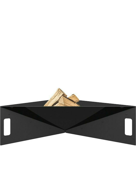 Kratki Fire / Pyramid FIRE/PYRAMID Focar În aer liber din metal Negru 79x68.5x22.7cm