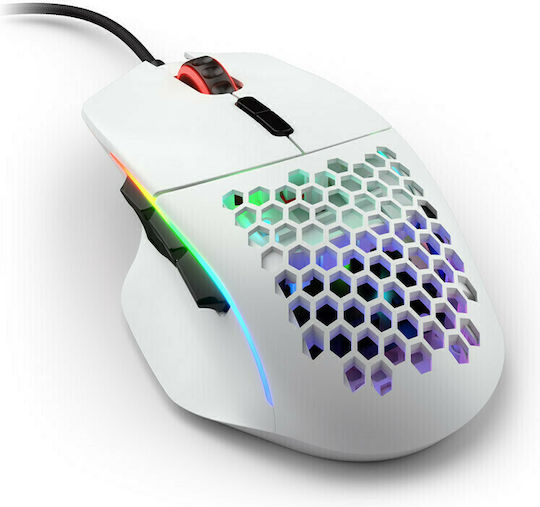 Glorious PC Gaming Race Model I RGB Gaming Ποντίκι 19000 DPI Matte White