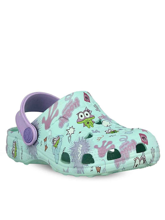 Coqui Kids Beach Clogs Green