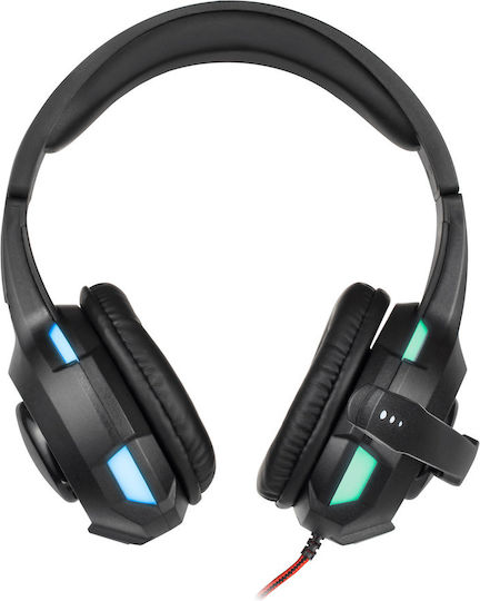 Rebel GH-20 Over Ear Căști Multimedia cu microfon și conexiune Jack de 3,5 mm / USB-A