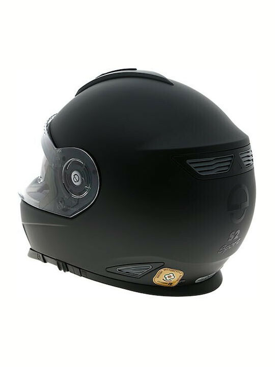 Schuberth S2 Sport Matt Black Motorradhelm Volles Gesicht DOT / ECE 22.05 1450gr mit Pinlock und Sonnenblende