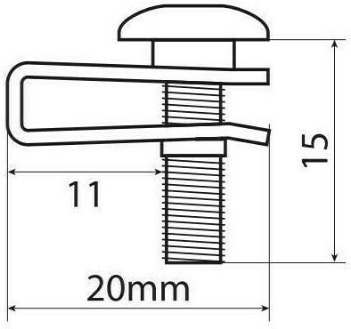 Lampa Motorcycle Bolts 10pcs L9165.5