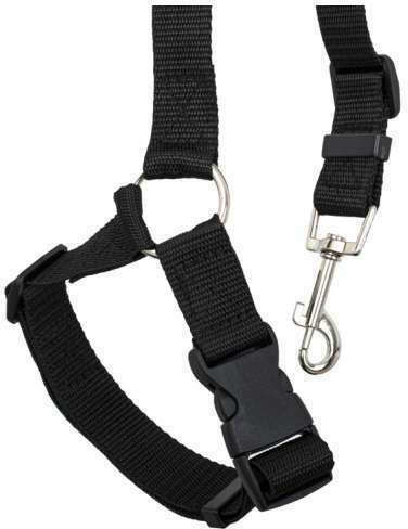 Seatbelt Car for Dog Black 36-49cm Black