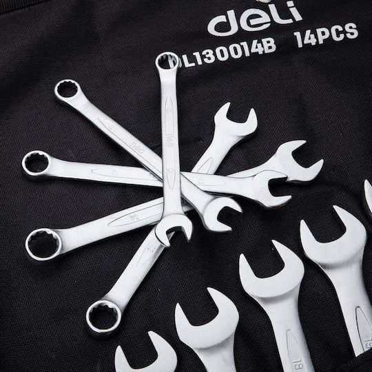 Deli Set 14 German Wrenches E