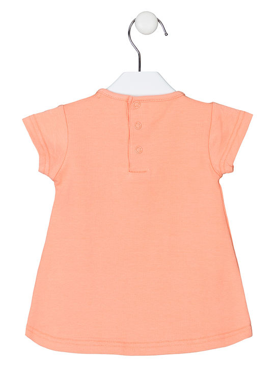 Losan Kids Dress Short Sleeve Orange