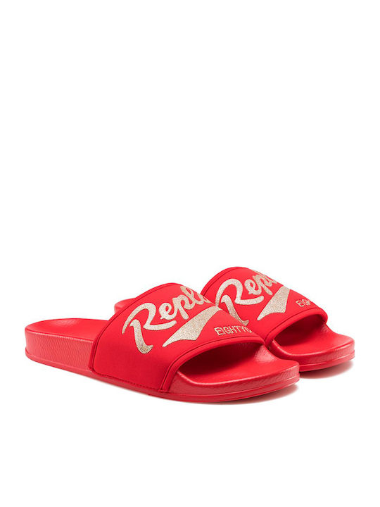 Up U State Frauen Flip Flops in Rot Farbe