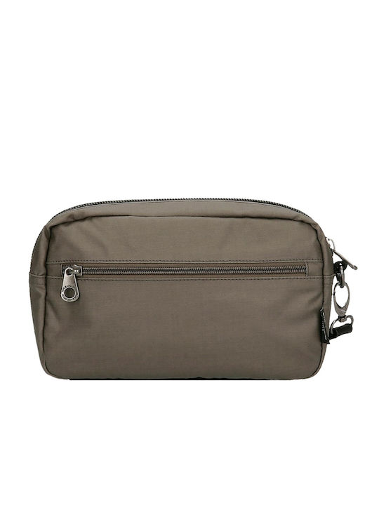 Toiletry Bag Bremen in Khaki color 26cm