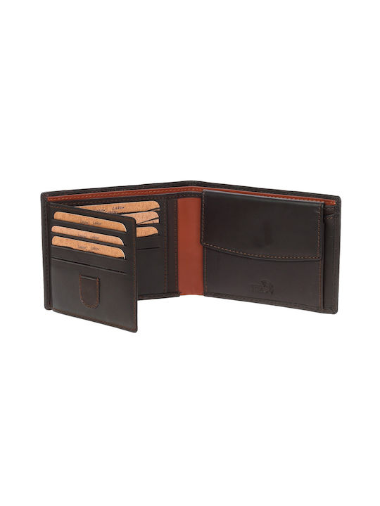 Lavor Men's Leather Wallet with RFID Brown