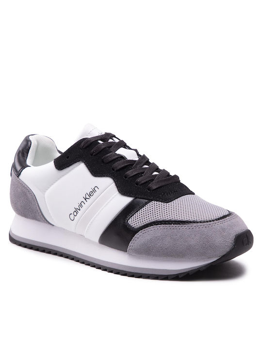 calvin klein low top lace up mix