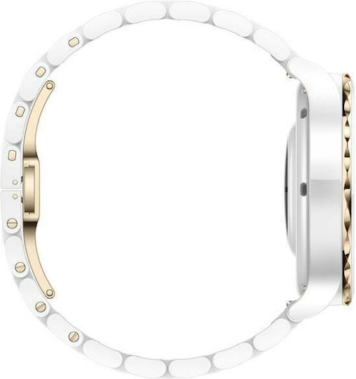 Huawei Watch GT 3 Pro Ceramic 43mm Waterproof with Heart Rate Monitor (Ceramic White)