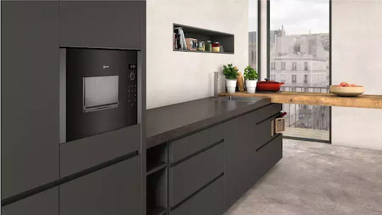 Neff Εντοιχιζόμενος Φούρνος Μικροκυμάτων 20lt Μαύρος