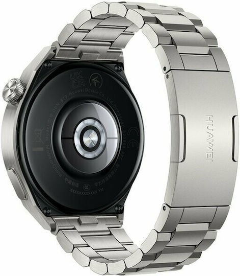 Huawei Watch GT 3 Pro Titanium 46mm Waterproof with Heart Rate Monitor (Titanium)