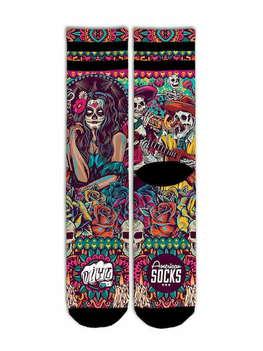 American Socks Día De Los Muertos Κάλτσες με Σχέδια Πολύχρωμες American Socks Día De Los Muertos Κάλτσες με Σχέδια Πολύχρωμες