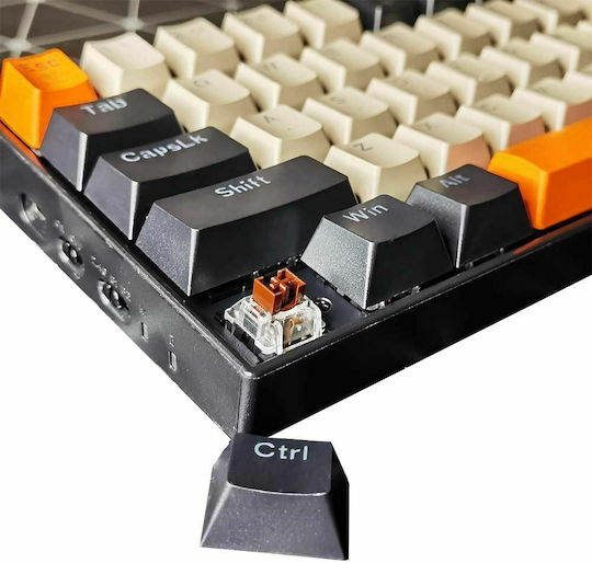 Redragon K530 Draconic Wireless Gaming Mechanical Keyboard 60% with Custom Brown switches and RGB lighting (English US) OG & BK & GY