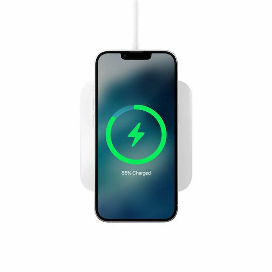 Nomad Φορτιστής Magsafe 15W Ασημί (Base One)