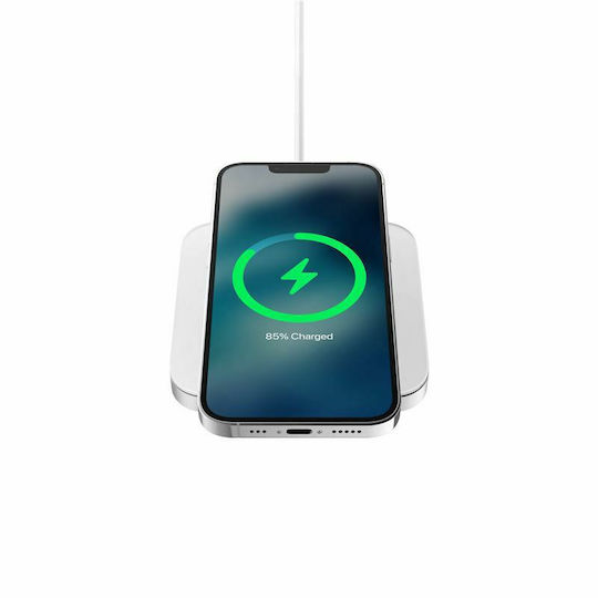 Nomad Φορτιστής Magsafe 15W Ασημί (Base One)